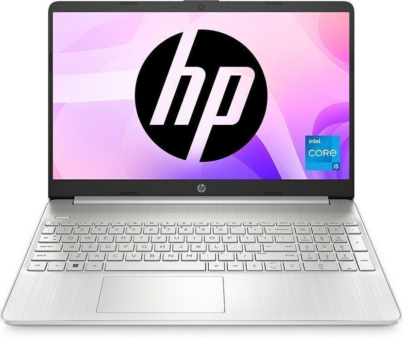 HP Laptop 15s (Core i5 12th Gen, 16GB RAM, 512GB SSD, Silver)