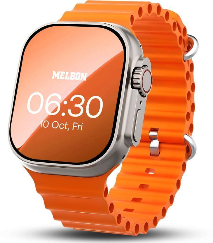 Apple Watch Ultra 2 (GPS + Cellular 49mm, Titanium Case with Orange Ocean Band)