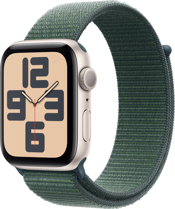 Apple Watch SE 2nd Gen (GPS 44mm, Midnight Aluminium Case with Sport Band)