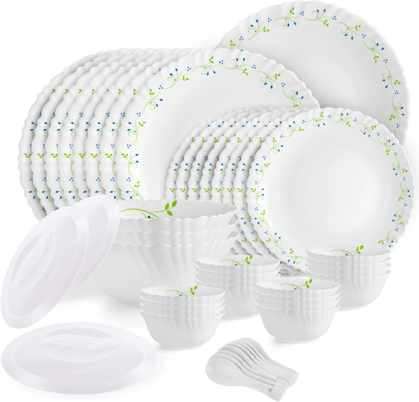 Cello Opalware Divine Dinner Set 27 Pieces (White)