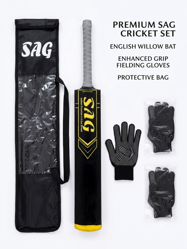 Thrax Proto 11 Grade 1 Kashmir Willow Cricket Bat (Standard Size Short Handle)