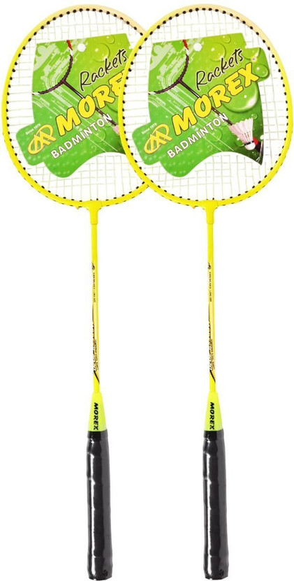 Steel Badminton Racket Green