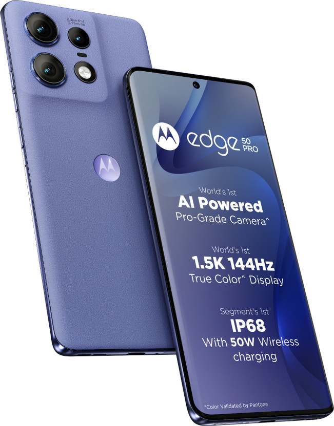 Motorola Edge 50 Pro 5G (Luxe Lavender, 256 GB)