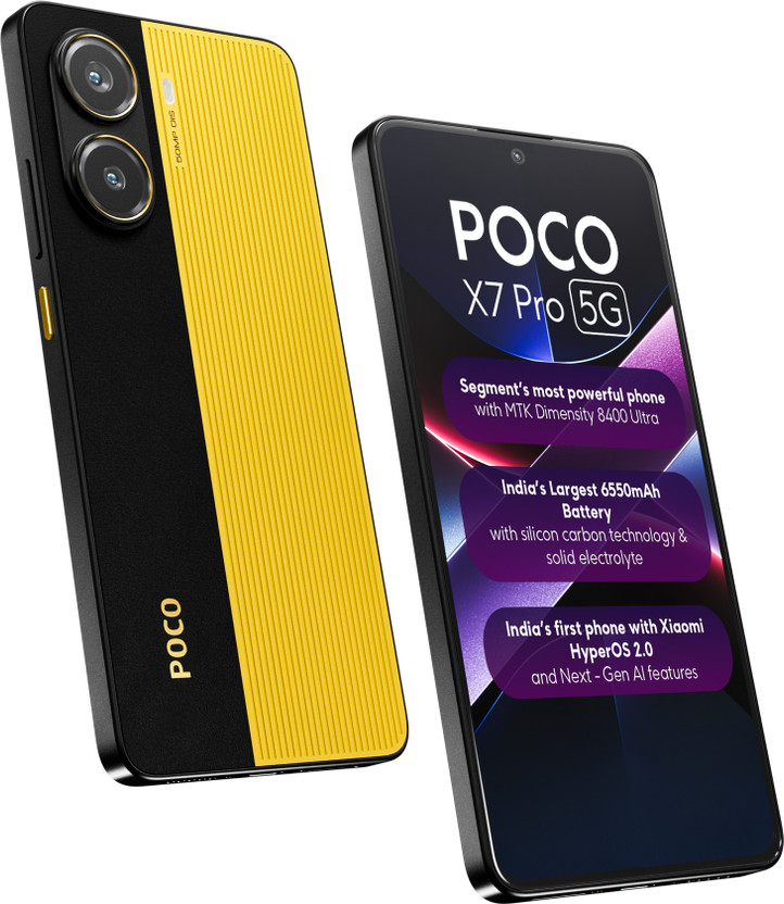 POCO X6 Pro 5G (Yellow, 256 GB)